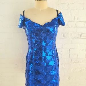 Sequence blue mini dress